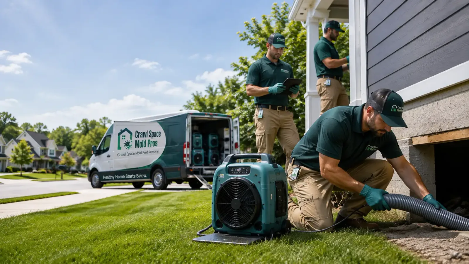 Crawl Space Mold Removal in Gillett, PA